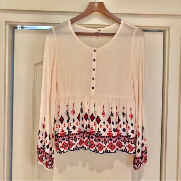 La Hearts Boho Blouse - Picture 1 of 7